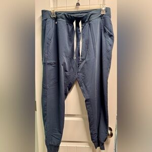 Women’s Grayish/Blue Jogger Scrub Pants